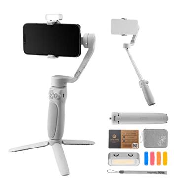 Imagem de Zhiyun Combo estabilizador Gimbal Smooth Q4, haste de extensão integrada, portátil e dobrável, estabilizador de vlog, vídeo TikTok do YouTube