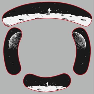 Imagem de immoenuc Patins de mouse de vidro para Logitech G PRO mouse sem fio tapetes macios duráveis acessórios para mouse de jogo ♚♚♚