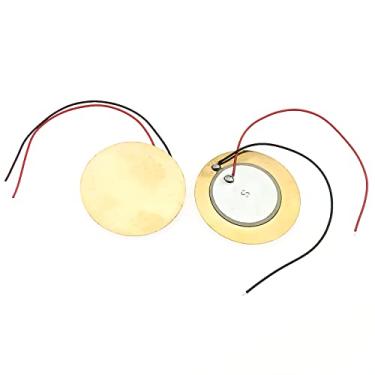 Imagem de 20 peças de 35 mm Piezo Pickup Transdutor Microfone de Contato Gatilho Sensor de Som Discos Amplificadores Piezo com grafite de 10 cm para instrumento acústico de bateria de guitarra acústica [FDXGYH]