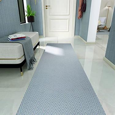 Imagem de Tapete Passadeira Multiuso Com Antiderrapante Grande 250cm X 60cm Beira de Cama Quarto Decorativo Moderno Mesclado Emborrachada
