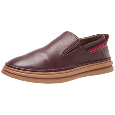 Imagem de STACY ADAMS Tênis masculino Delmar Slip on, Chocolate, 43