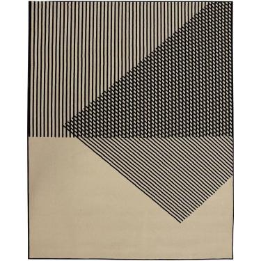 Imagem de Tapete Para Sala Lyre Paralelos Black 1,00x1,50 São Carlos