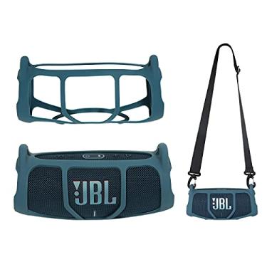 Imagem de Capa de silicone para JBL Charge 5 - Alto-falante Bluetooth portátil, da Alltravel, solução de proteção total portátil, capa personalizada com correspondência de cor e forma, apenas para Charge 5