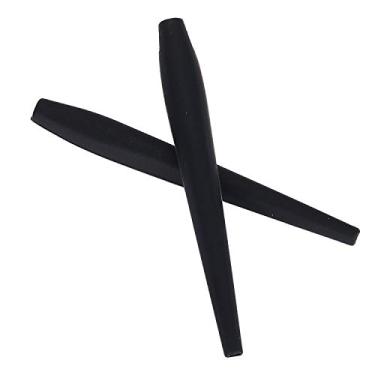 Imagem de Caulo Meias de substituição e almofadas de nariz compatíveis com armações de óculos de sol de vidro Oakley Crosshair 2.0 OO4044, Apenas meias pretas - 1 par, 52mm
