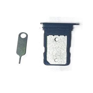 Imagem de Suporte de bandeja para cartão SIM Micro SD adaptador de substituição para Google Pixel 6 pro preto
