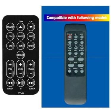 Imagem de Controle remoto de substituição para alto-falante Pyle Soundbar TV PSBV200BT (com suporte de montagem)