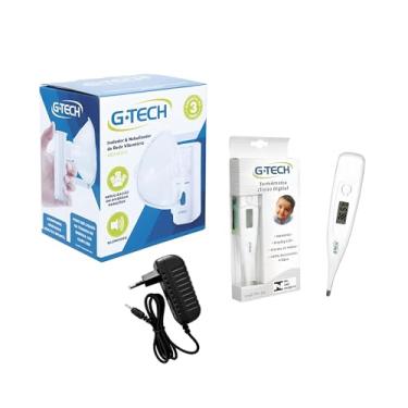 Imagem de Nebulizador Inalador Infantil Para Criança de 0 a 12 Anos Eletrico G-tech Com Soro
