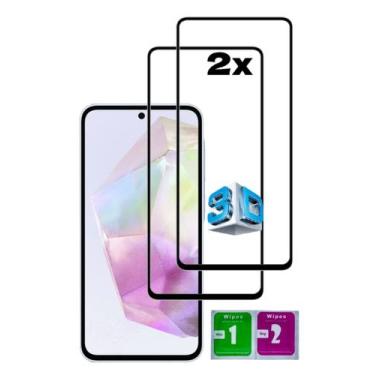 Imagem de 2x Pelicula Vidro 3d 5d Proteção Temperado Para Galaxy M35 - Mustangsh