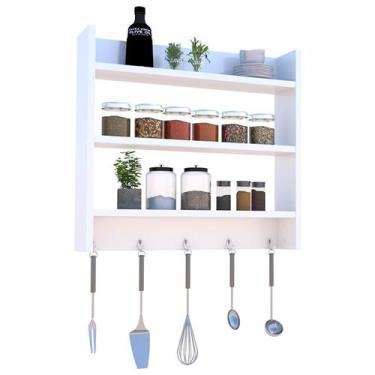 Imagem de Porta Temperos De Parede Com Prateleiras Porta Condimentos - Cco