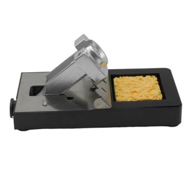 Imagem de Generic Suporte para ferro de solda, suporte para ferro de solda elétrico, multiuso, peças, acessório de prateleira para ferro de solda de fácil instalação