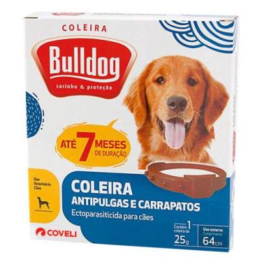 Imagem de Coleira Antiparasitas Coveli Bulldog para Cães