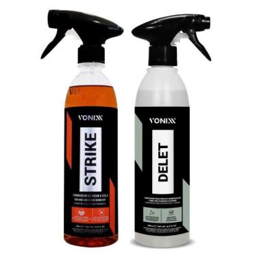 Imagem de Kit Removedor de Piche e Cola Strike 500ml + Limpador de Borrachas Del