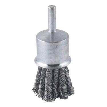 Imagem de Escova De Aço Pincel Trançado 22mm P/ Furadeira C/ Haste 1/4 - DISFLEX