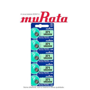 Imagem de 15 Baterias SONY  Murata 371 SR626SW ORIGINAL