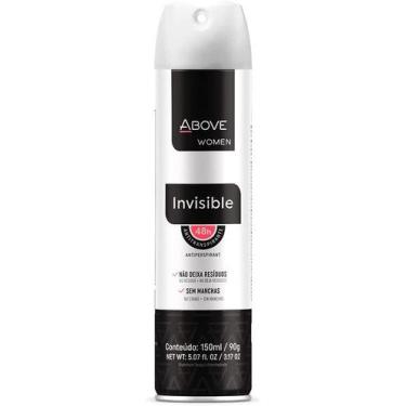 Imagem de Desodorante Antitranspirante Aerossol Above Women Invisible 150ml