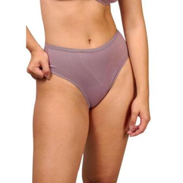 Imagem de Calcinha Duloren Femmina 729056 Duplo Revestimento, Berinjela, G
