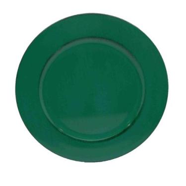 Imagem de Sousplat Redondo Verde Polipropileno 33Cm Rafimex
