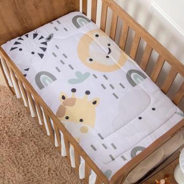 Imagem de Edredom Dupla Face Specialle Menino para Bebê - Zan Baby, Safari Bebê
