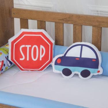 Imagem de Almofada Decorativa 2 Peças Menino para Bebe - Zan Baby, Carros