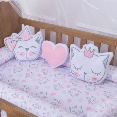 Imagem de Trio de Almofadas Decorativa Specialle Menina para Bebe - Zan Baby, Ca