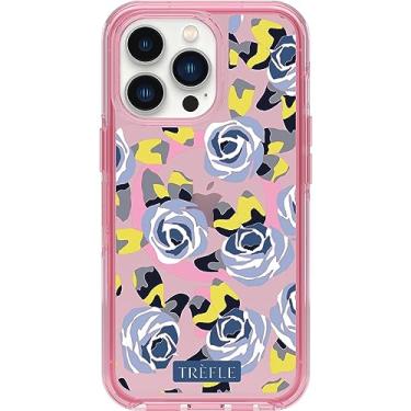 Imagem de OtterBox Capa para iPhone 13 Pro Symmetry Series+ - Estampa Cruller (Rosa), Ultraelegante, encaixa no MagSafe, bordas levantadas protegem a câmera e a tela