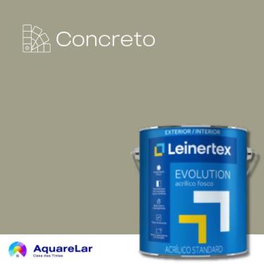 Imagem de EVolution Acrílico Leinertex Fosco 3,6L, CONCRETO, 3,6L