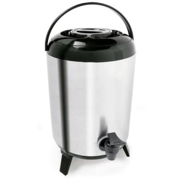 Imagem de Botijão Térmico 9,5L - MUNDIAL, 9,5L, Inox e Preto