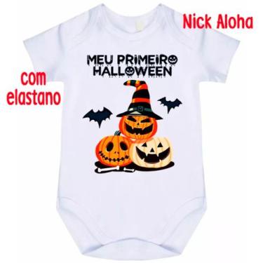 Imagem de body bebê meu primeiro halloween cód 1843 - nick aloha, Branco, P
