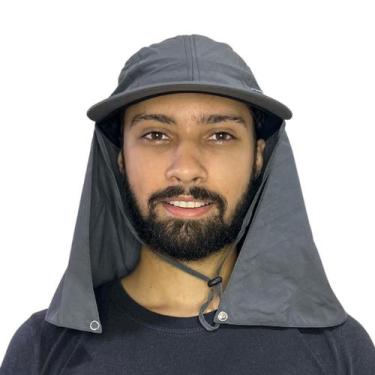 Imagem de Boné legionário com protetor de nuca proteção solar máxima UV50+ ELLEP