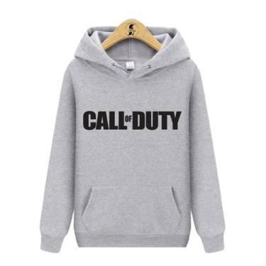 Imagem de Blusa de Moletom Canguru Call of Duty Gamer - Wess Story, Cinza, GG