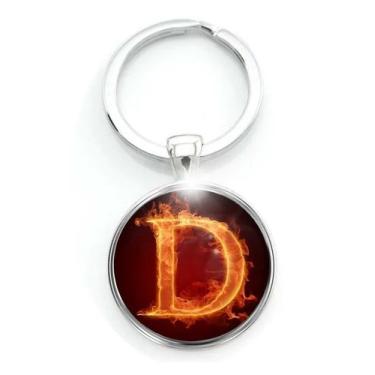 Imagem de Chaveiro Letra "D" do Alfabeto - RECANTO ASTRAL