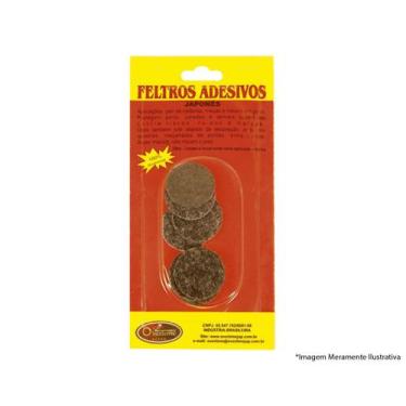 Imagem de Feltro Adesivo Japones Diam 30Mm 8Pcs Blister c/12pcs - OVERTIME