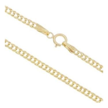 Imagem de Tornozeleira Feminina Elo Duplo Reforçada Ouro 18k 750 - Thile Jóias, 