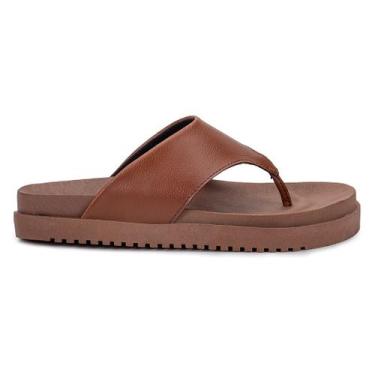 Imagem de Sandália Feminina Luxo Flat Tamanco Plataforma Chinelo Confortável Da 