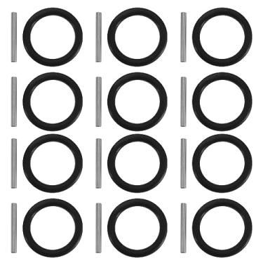 Imagem de SING F LTD 30 pares de pinos de substituição e anel de vedação para soquete de chave de impacto de 1/2 polegada para andaimes, rolamento de agulha, tira de vedação de automóvel, pino de aço de 3 x 25