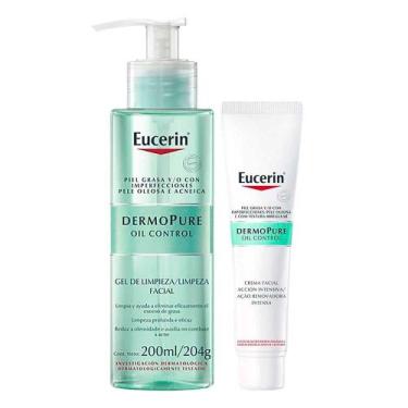 Imagem de Eucerin DermoPure Oil Control Kit - Creme Facial + Gel de Limpeza Faci
