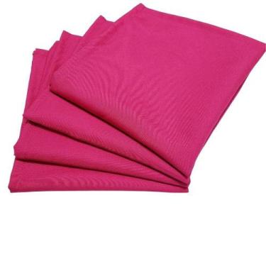 Imagem de Kit 4 Guardanapos De Tecido Oxford Pink 40cmx40cm - Maison Charlô