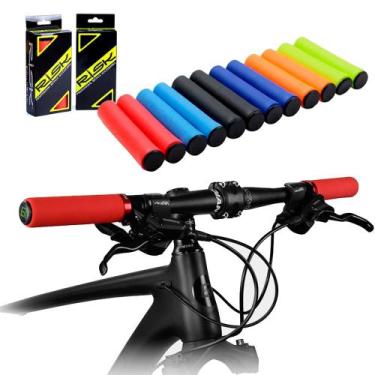 Imagem de Manopla Punho Bike Bicicleta Mtb Espuma Silicone Confortável Ergonômic
