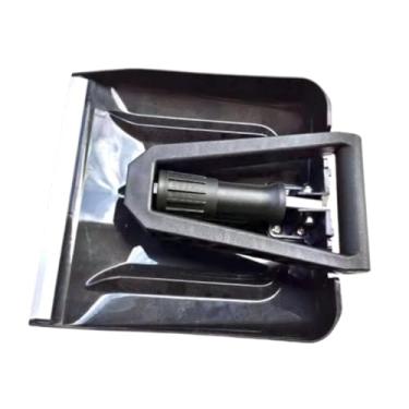 Imagem de Generic Pá de neve dobrável, ferramenta de remoção de neve para calçada de jardim, pá de neve, pá de emergência para outros detritos, quadriciclo, esqui, Preto