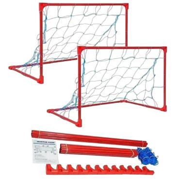 Imagem de Kit Master Rede Mini Soccer 2 Traves