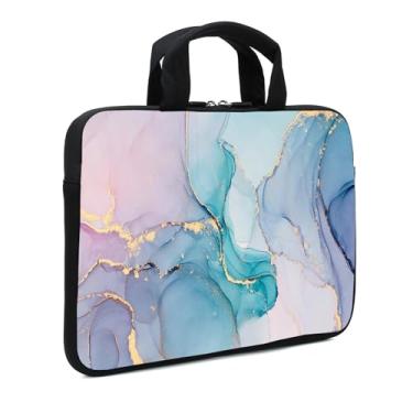 Imagem de Capa para laptop de neoprene de 11,6 polegadas 12,1 polegadas capa de bolso para notebook/capa para Chromebook/pasta para tablet compatível com homens, mulheres, meninos, meninas (azul)