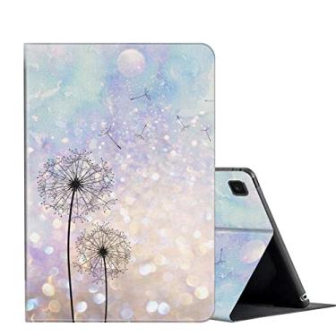 Imagem de Capa para tablet Galaxy Tab A7 Lite 22.1 cm modelo SM-T220 SM-T225 SM-T227, capa inteligente com suporte multi-ângulo para Samsung Galaxy Tab A7 Lite 8,7 polegadas - floral dente-de-leão