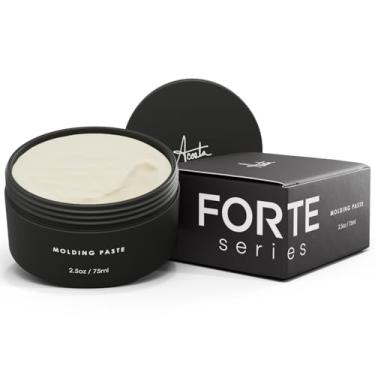 Imagem de Pasta de moldagem de cabelo para homens da série Forte | Massa de cabelo com baixo brilho | Fórmula leve para pasta de cabelo adiciona volume e definição | Fixação média flexível | Produto de estilo de cabelo premium (75 ml/70 g)