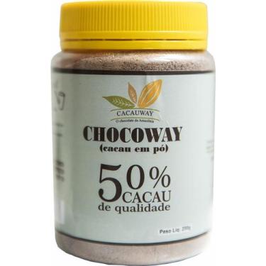 Imagem de Chocoway (cacau em pó) 50% cacau ao leite  250 g - Cacauway 