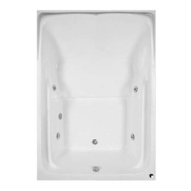 Imagem de Banheira Dupla Toronto com hidro em acrílico - LineaPlas, 1,60X1,20X0,