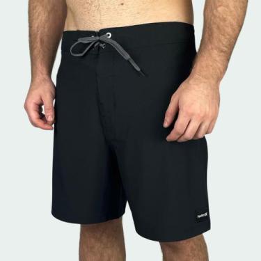 Imagem de Bermuda Hurley Phantom One & Only Solid 18 Preto, 44, Preto