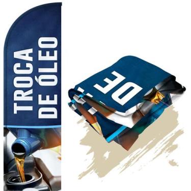Imagem de Bandeira Para Wind Banner (só tecido) Troca de Óleo - Fadrix