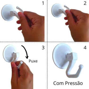 Imagem de Cabide Suporte Para Guardar Cintos E Gravatas Com Ventosa - Daivak