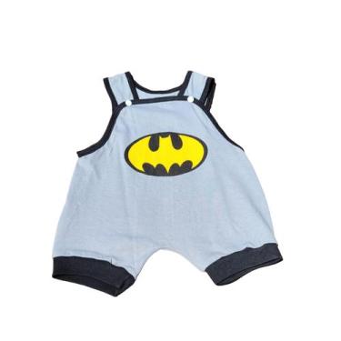 Imagem de Jardineira / macacão para bebe recém nascido 100% algodão tamanho 0 a 