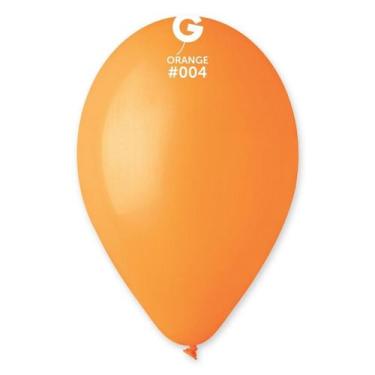 Imagem de Balão de Festa Látex Liso - Orange (Laranja) 004 - Gemar - Rizzo, 100